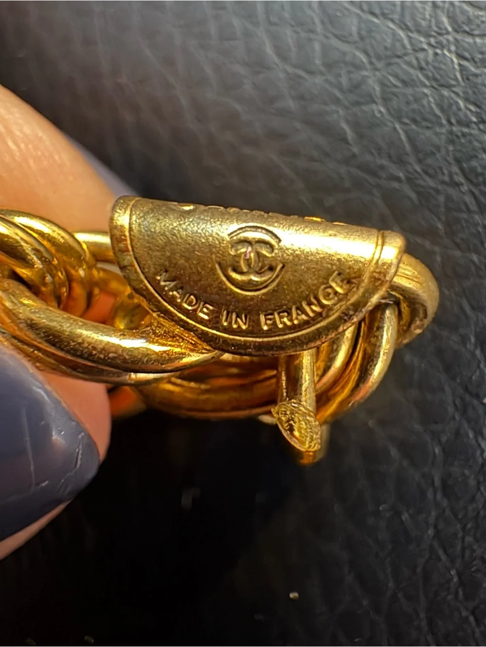 Chanel Gripoix CC Medallion Pendant Necklace RARE!